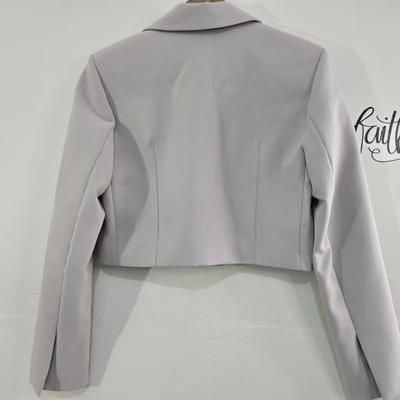 Zara Cropped Blazer Jacket - Picture 4 of 7